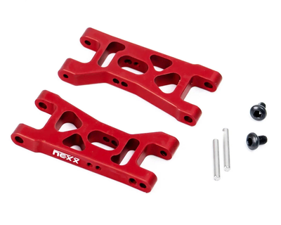 NX-460-R NEXX Racing Losi™ Micro-B Aluminum Front Suspension Arms (Red) (2)