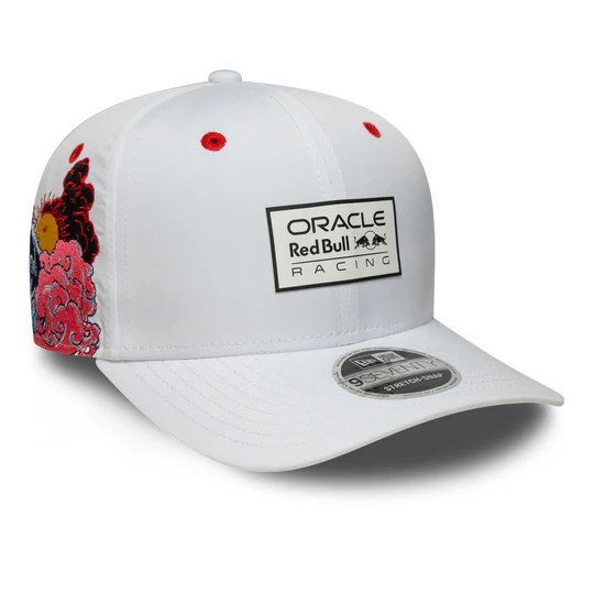 60669449 Red Bull Racing F1 New Era 9Seventy Special Edition Japan GP Team Hat - White