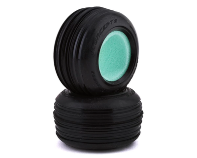 JCO3101-02 Mini-T Carvers Off-Road Front Tires (2) (Green)