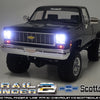 Z-RTR0067 RC4WD Trail Finder 2 "LWB" RTR W/ Chevrolet K10 Scottsdale Hard Body Set (Black)