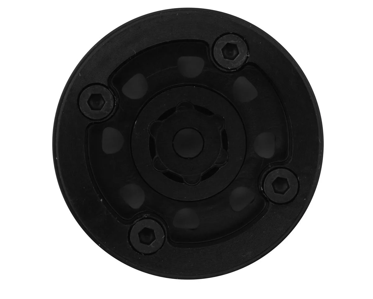 RC4WD Z-W0062 RC4WD Raceline 1.0 Monster Beadlock Wheels V2 (Silver/Black) (4)