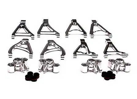 INTT3485 SILVER Billet Machined Stage 1 Conversion Set for Traxxas 1/16