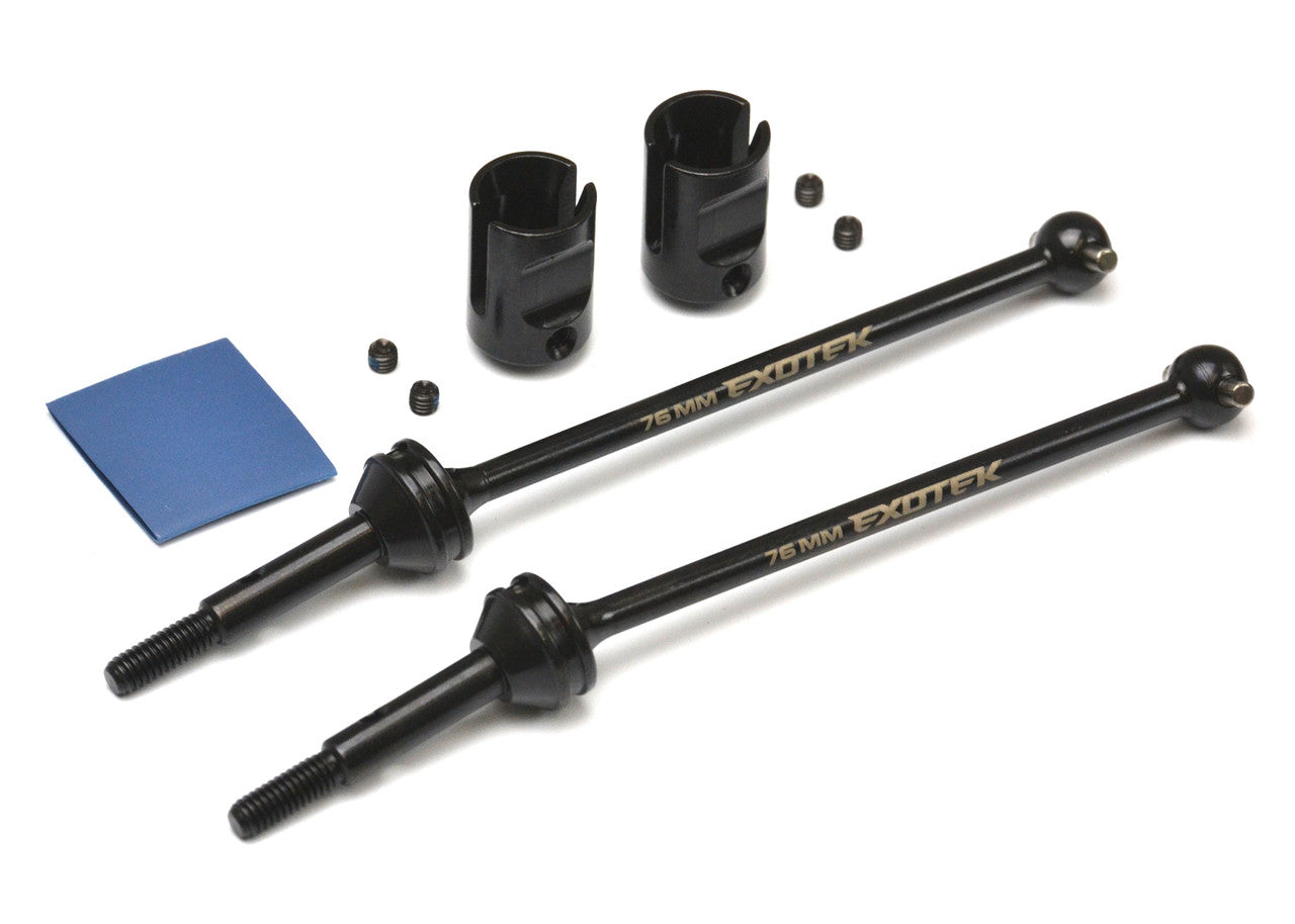 EXO2282 SLASH MODIFIED / SLASH REAR HD STEEL CVD AXLE SET 76mm, v3 2.5mm pins