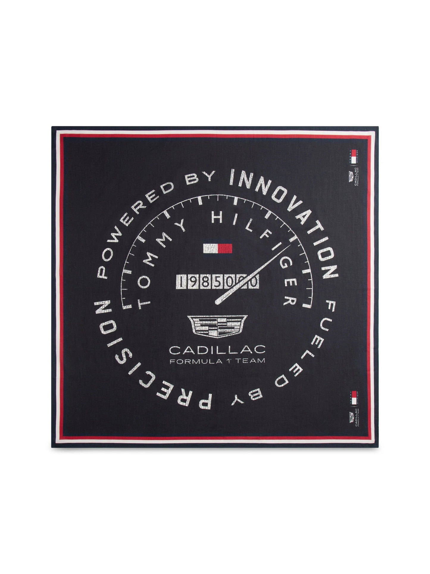 AU02098-BDS Cadillac F1 Racing Special Edition Miami GP Bandana - Black