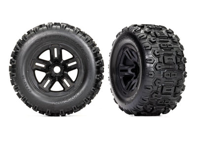9672 T&W Black wheel