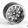 Z-W0327 1.9" 5 Lug Steel Wheels w/Beauty Ring (Silver)