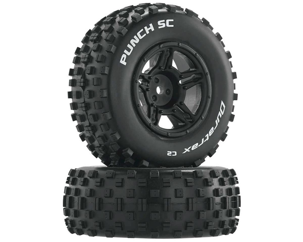 DTXC3705 Punch SC 1/10 Mounted Slash Rear Truck Tires