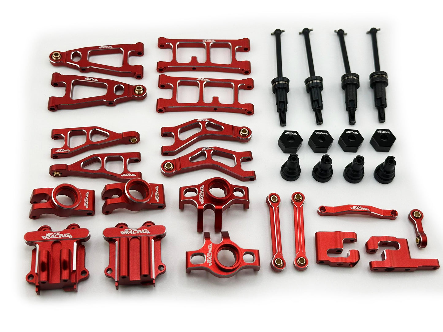 NSRAR11831B Aluminum Upgrade Kit for Arrma Mojave Grom - Red