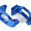 8932X Caster blocks (c-hubs), 6061-T6 aluminum (blue-anodized), left & right