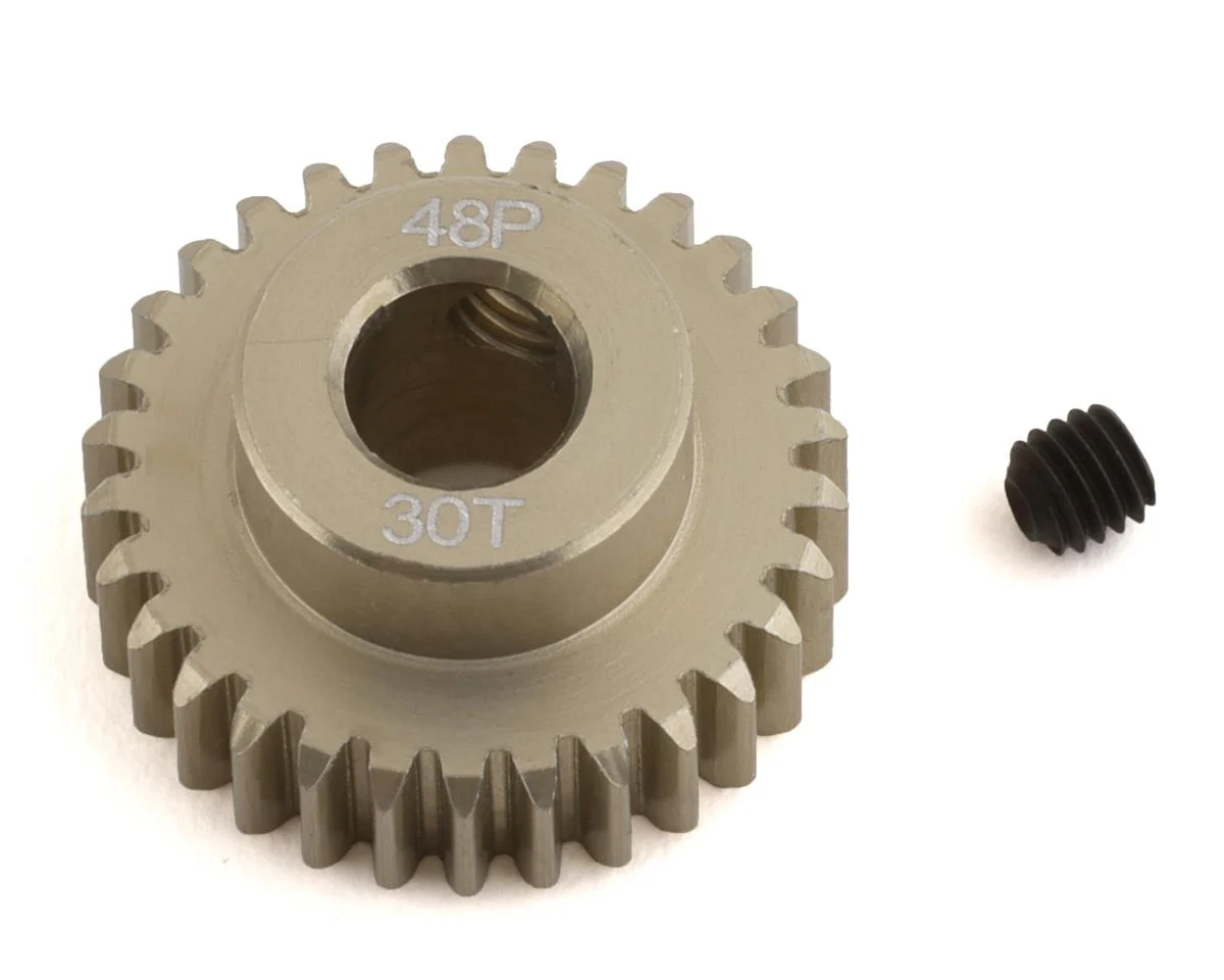 PTK8650 48P Lightweight Hard Anodized Aluminum Pinion Gear (5.0mm Bore) (30T)