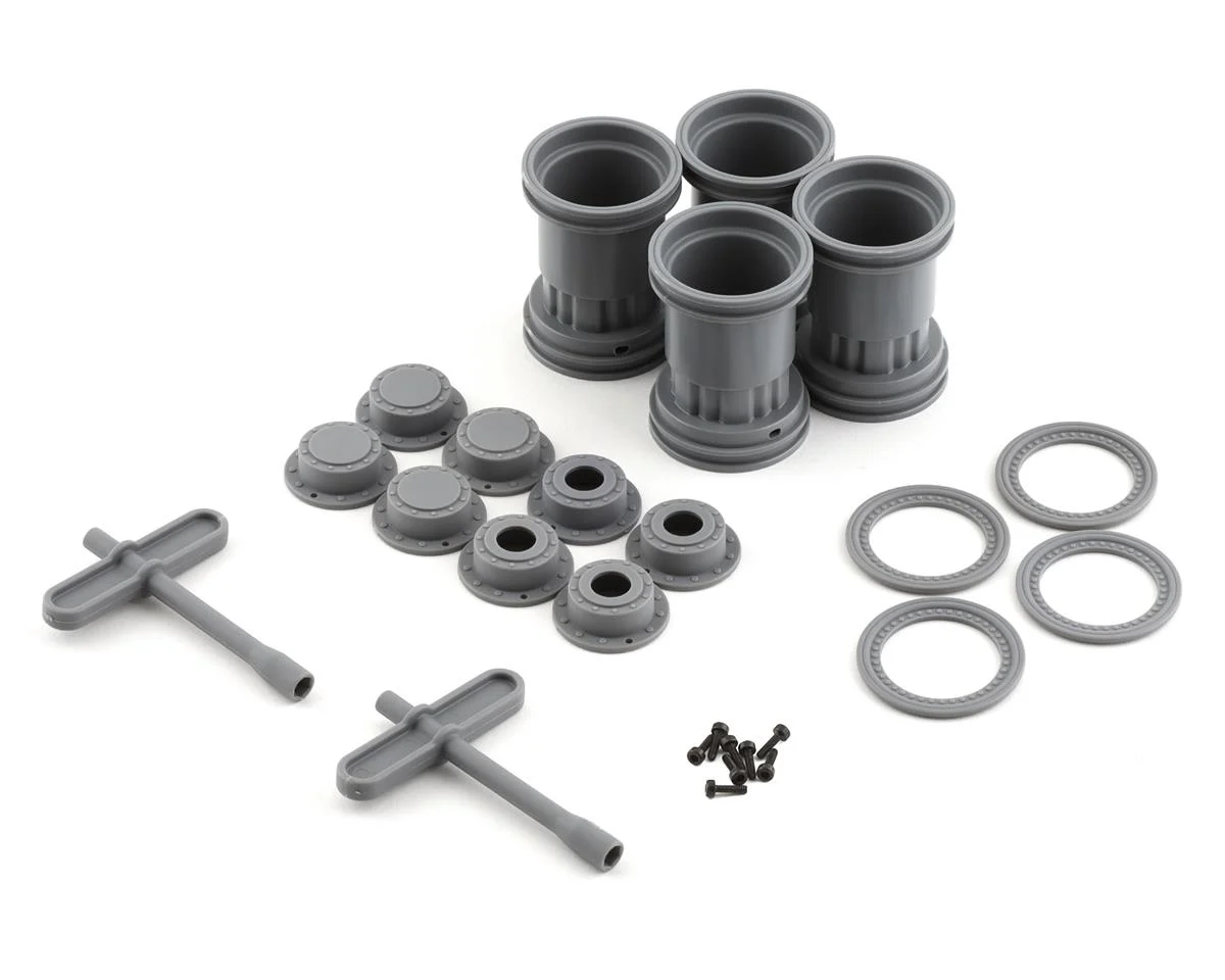 JCO3442G Tribute 1/24th Mini Monster Truck Wheels (Grey) (4)