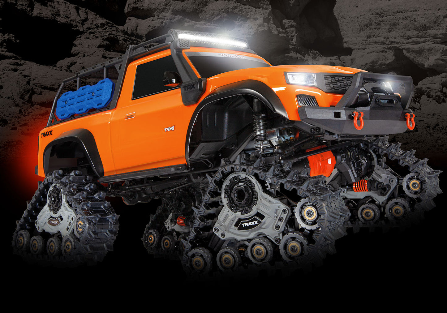 82034-4 TRX4 Traxx 1/10 Scale Crawler Equipped with TRAXX