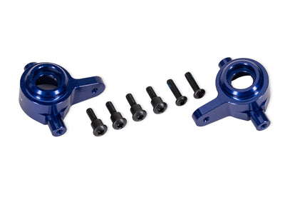 9064-BLUE Blue Aluminum Steering Blocks (L&R)