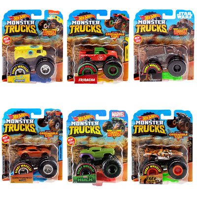 HWFYJ44 1:64 Monster Trucks