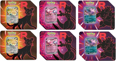 PKU10-10135-102 Pokemon TCG Team Rocket Tin ( Style May Vary)
