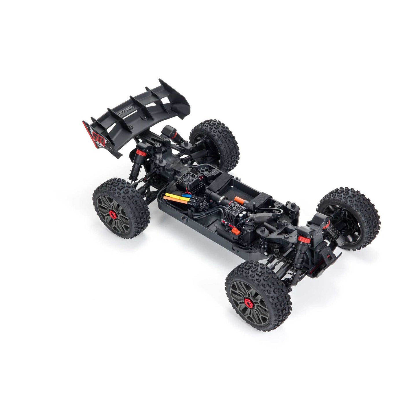 ARA4306V3 1/8 TYPHON 4X4 V3 3S BLX Brushless Buggy RTR, Red