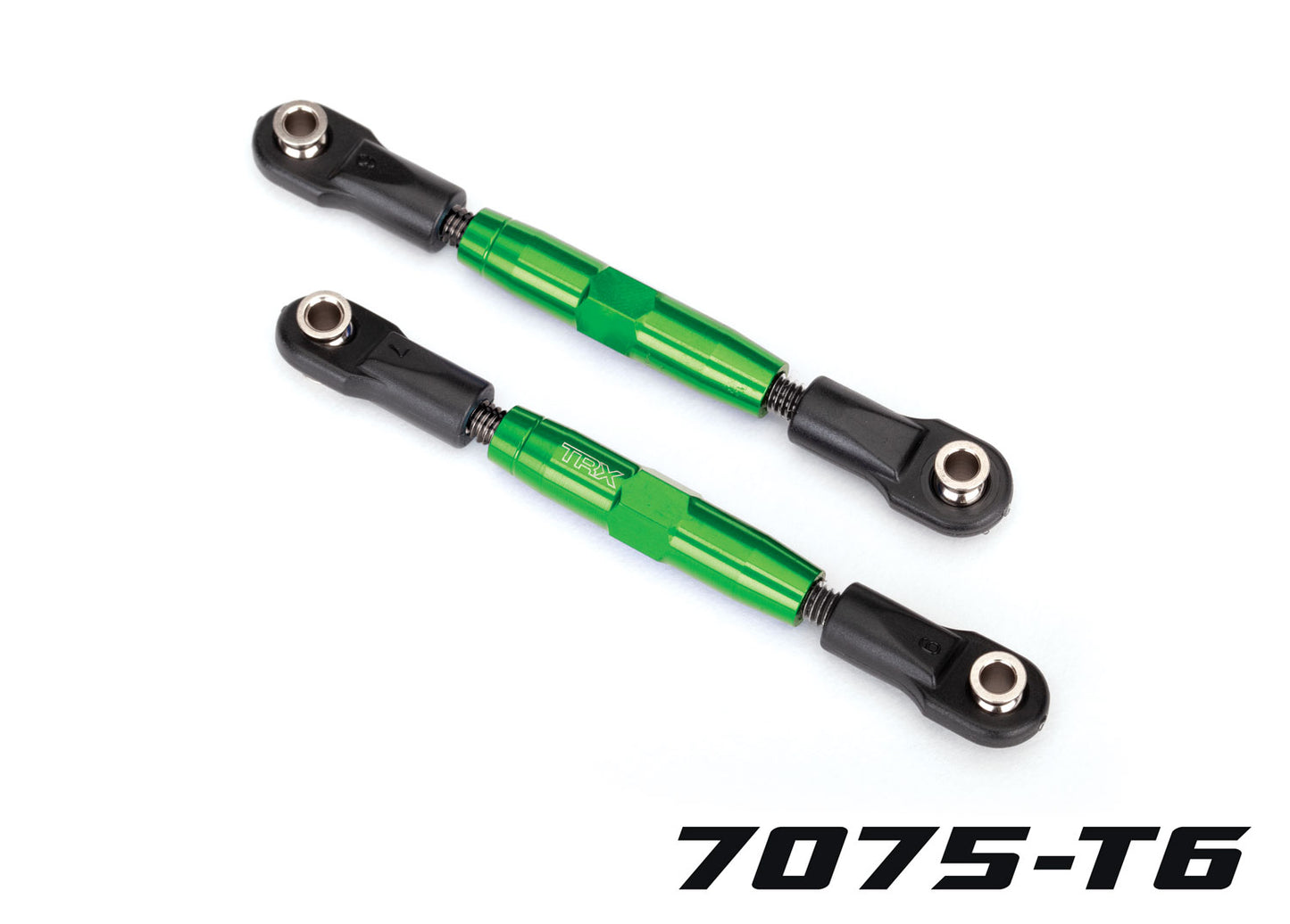 3643G Green Aluminum 83 mm Front Camber Links (2)