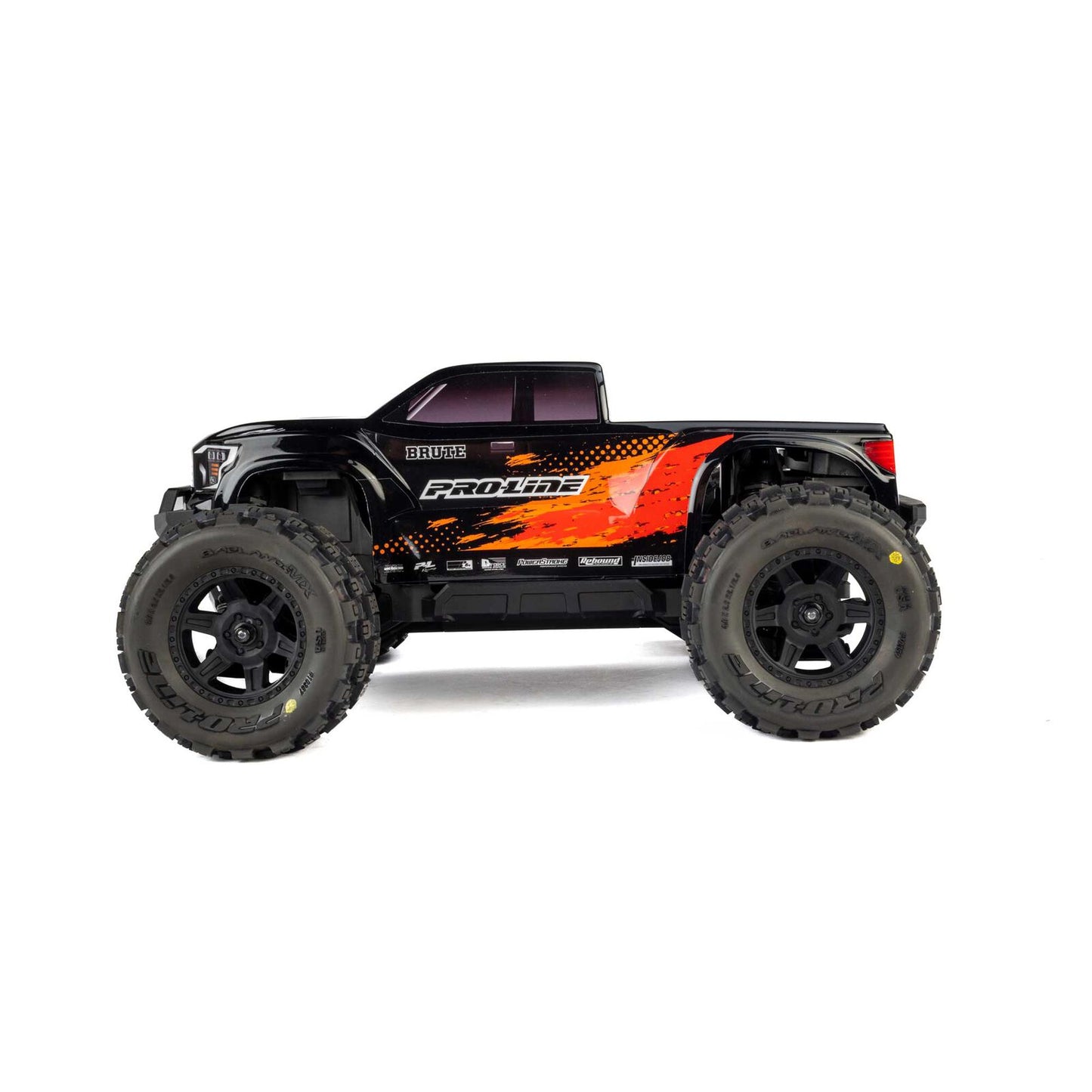 PRO368118 Pro-Line Racing 1/16 Pre-Cut Truck Body Tough Color Black: Traxxas Mini Maxx