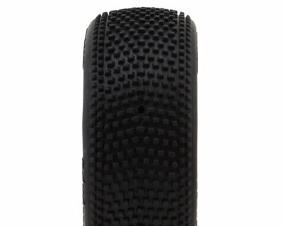 RWS180105SSLBW Raw Speed RC Villain 1/8 Buggy Pre-Mounted Tires (White) (2) (Super Soft - Long Wear)