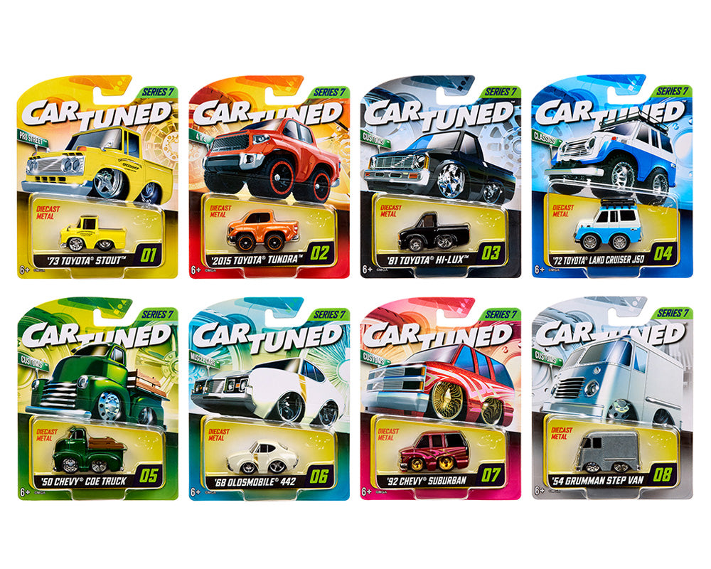 CarTuned 592631-XX6 1:64 Series 7 Mainline Assortment of 8 Styles 2025