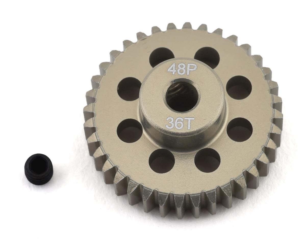 PTK8623 48P Lightweight Hard Anodized Aluminum Pinion Gear (3.17mm Bore) (36T)