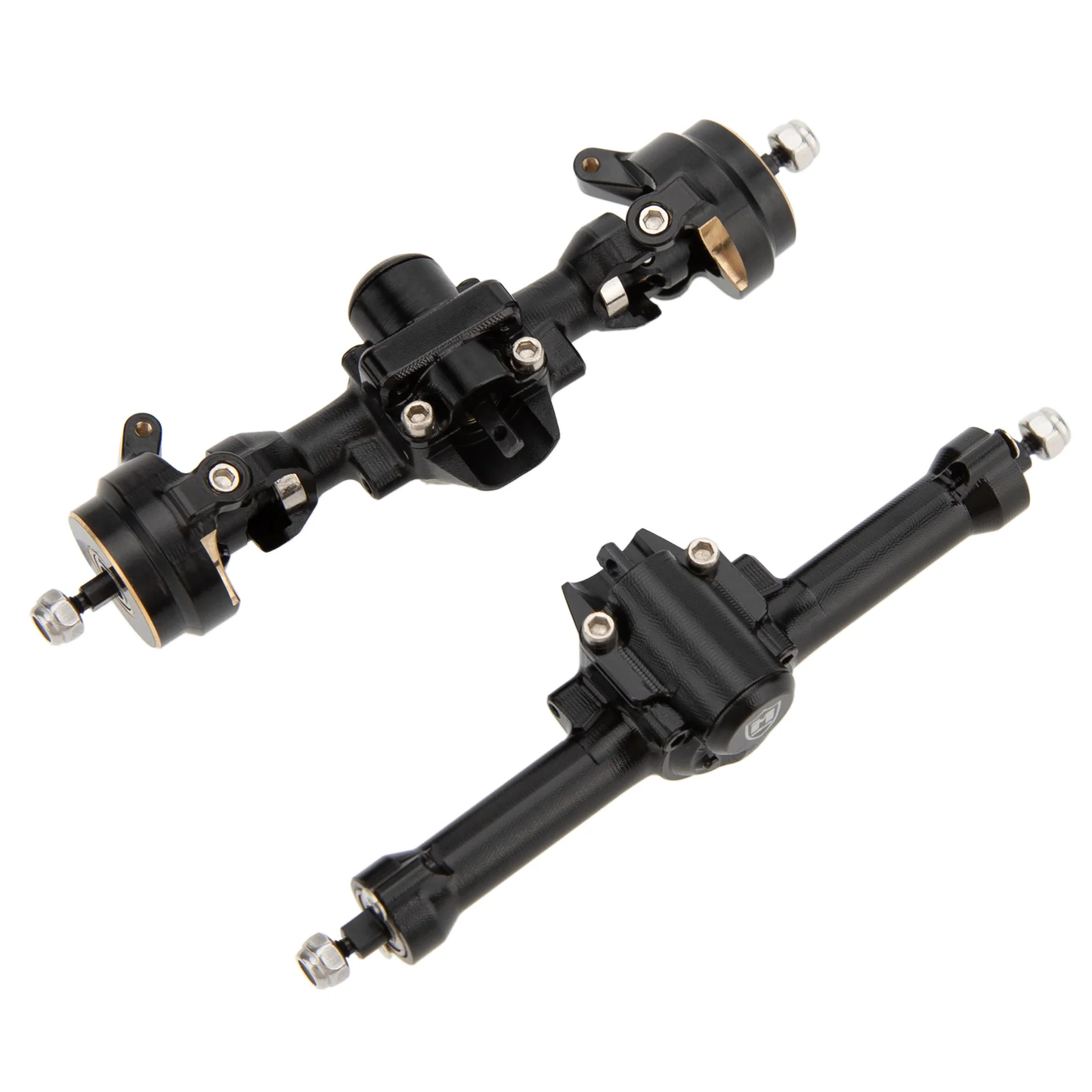 MEUS Racing +3mm Isokinetic SCX30 Axles with 3-Section CVD (Black)