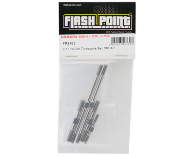 FPR2163 Flash Point Mugen MBX8TR/ECO Titanium Turnbuckle Set (5)