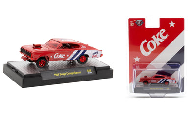 M2Machines 52500-A43 1:64th Scale Coca-Cola 1966 Dodge Charger Gasser - CHASE!