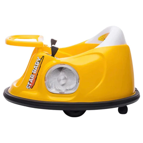 Yellow Bumper Cars Ride On