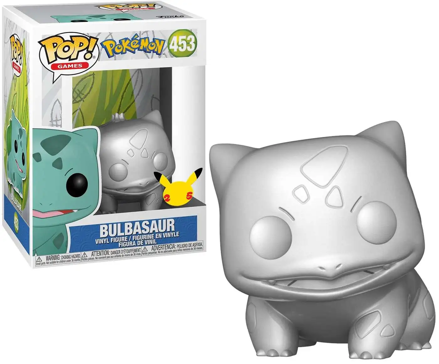 FU55231 Pokemon  25th Anniversary Bulbasaur (Silver) #453