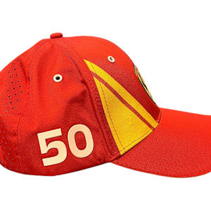 U2704 Scuderia Ferrari Hypercar Le Mans 2024 499P "50" Limited Edition Nielsen Team Hat - Red