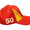 U2704 Scuderia Ferrari Hypercar Le Mans 2024 499P "50" Limited Edition Nielsen Team Hat - Red