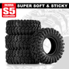 T7014 INJORA 0.7" 35*14mm King Trekker Tires for 1/30 SCX30 (T7014) (4)