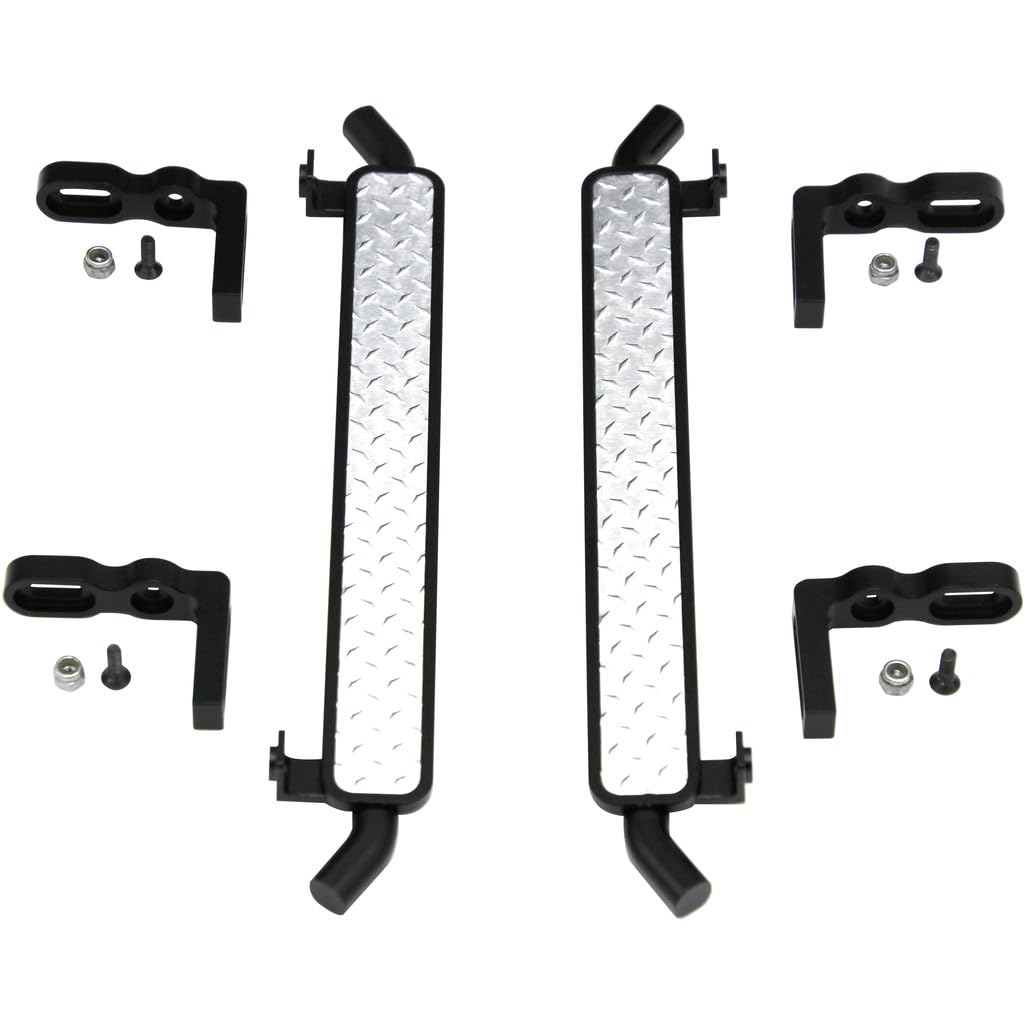 HRTRXF33DP01 - Aluminum Diamond Rock Rail Side Step (2) - TRX-4