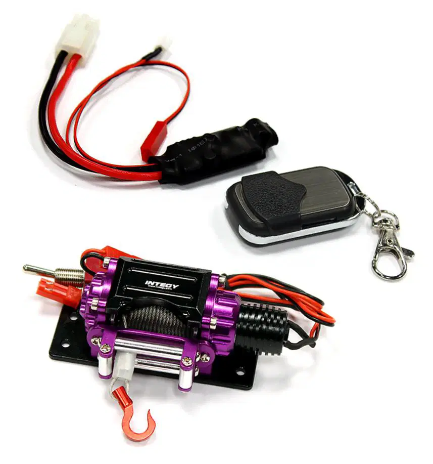 INTC24888 Billet Machined T3 Realistic Mega Winch w/Wireless Module