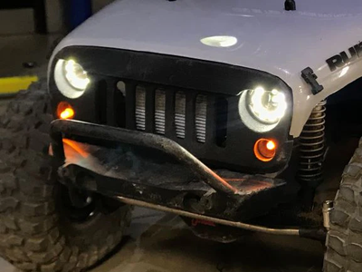 MYK-AA17W WHITE HALO HEADLGHTS