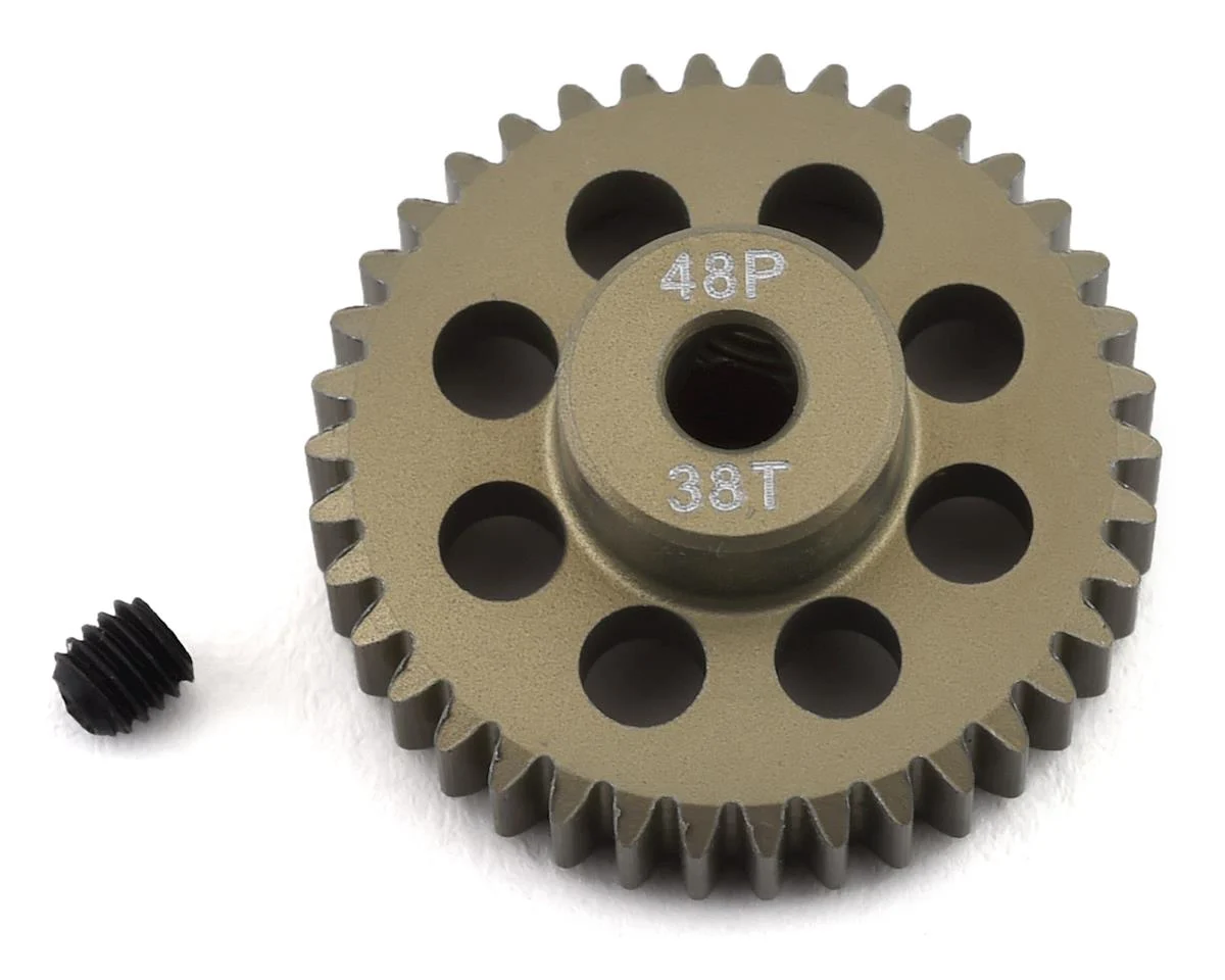 PTK8625 48P Lightweight Hard Anodized Aluminum Pinion Gear (3.17mm Bore) (38T)