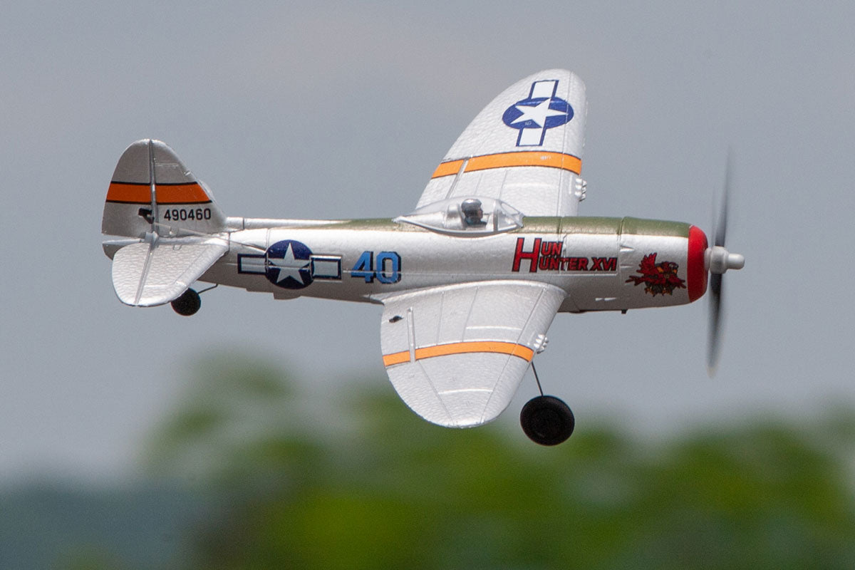RGRA1307  P-47 Thunderbolt Micro RTF Airplane with PASS (Pilot Assist Stability Software) System