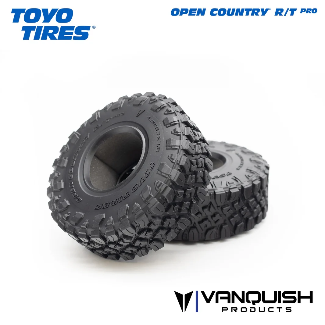 VPS10167 Vanquish Products Toyo Tires Open Country R/T Pro 2.2 Tires (2) - 4.9" (White Compound)