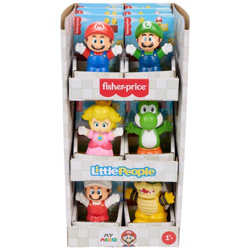 FPJHG64A Fisher Price Super Mario Bros Little People Mini-Figures