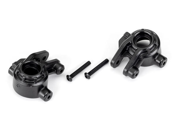 9037 Steering blocks, extreme heavy duty, black (left & right)