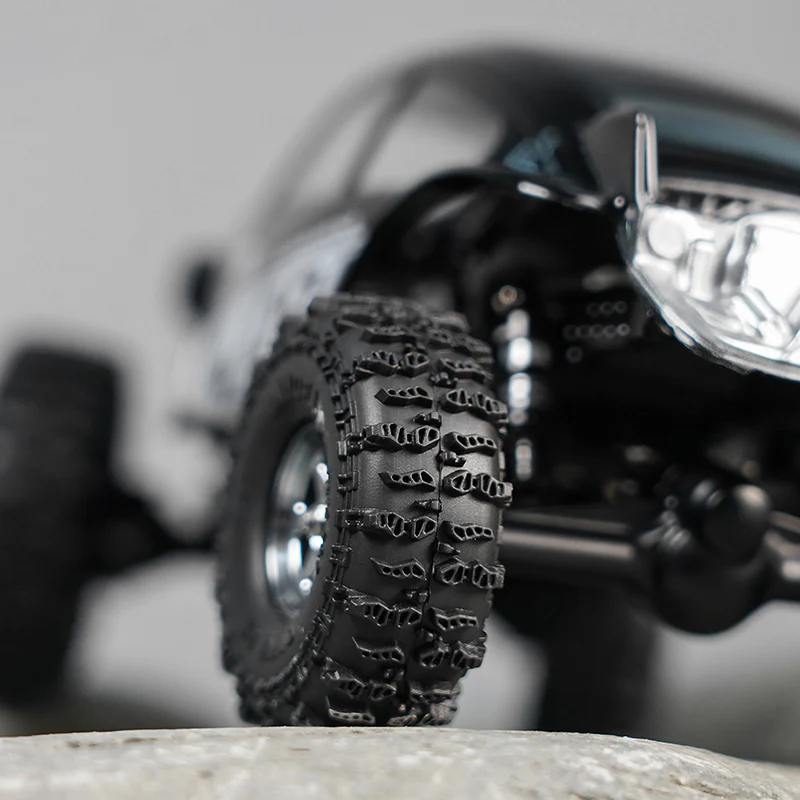 T7020 INJORA 0.7" 41*14mm Cling On Tires for 1/30 SCX30