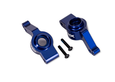 9065-BLUE Blue Aluminum Stub Axle Carriers (L&R)