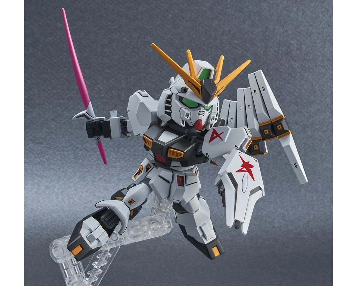 BAS2542951 Bandai SD EX-Standard Nu Gundam "Char's Counterattack" Plastic Model Kit