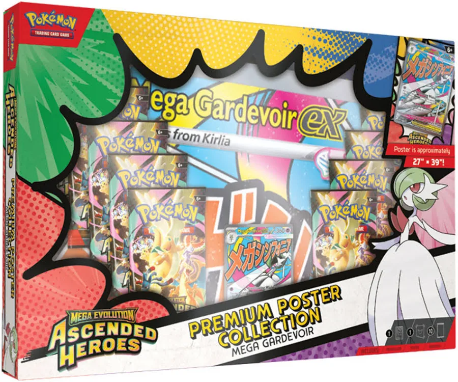 PKU10-10302-120 Mega Evolution Ascended Heroes Premium Poster Collection Mega Gardevoir