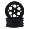 PRO278203 Showtime Front 2.2" 12mm Sprint Car Wheels (2) Black