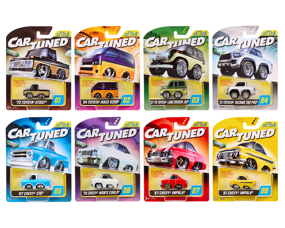 CarTuned 592648-XX4 1:64 Series 5 Hobby Alternate 2025 Assortment of 8