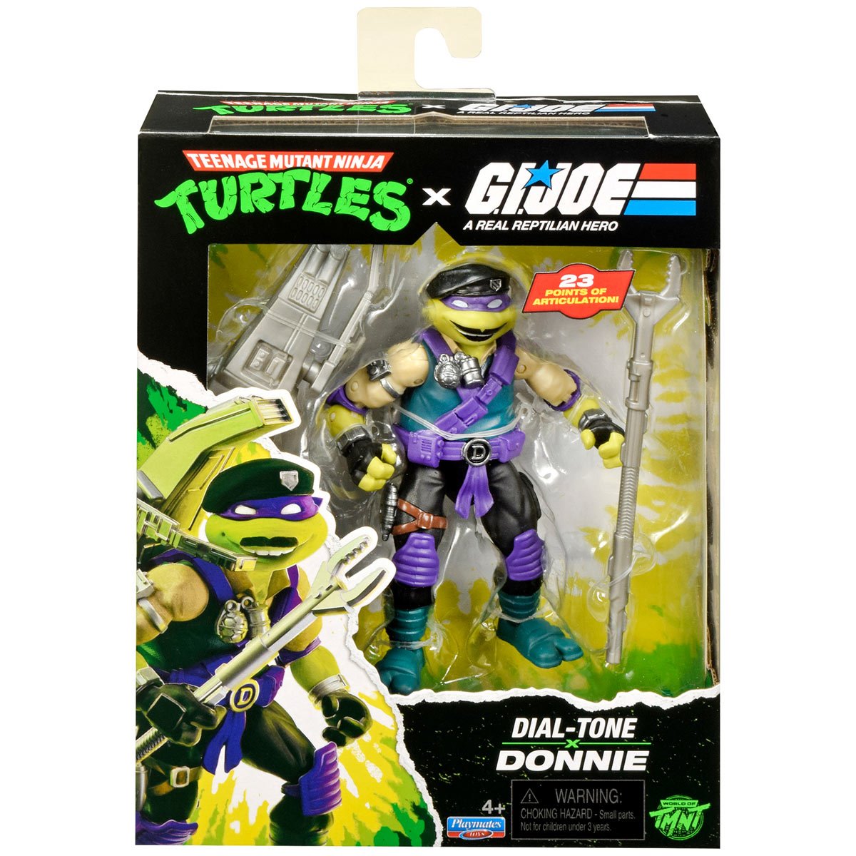 PL81902 TMNT x G.I. Joe Donnie x Dial-tone Action Figure