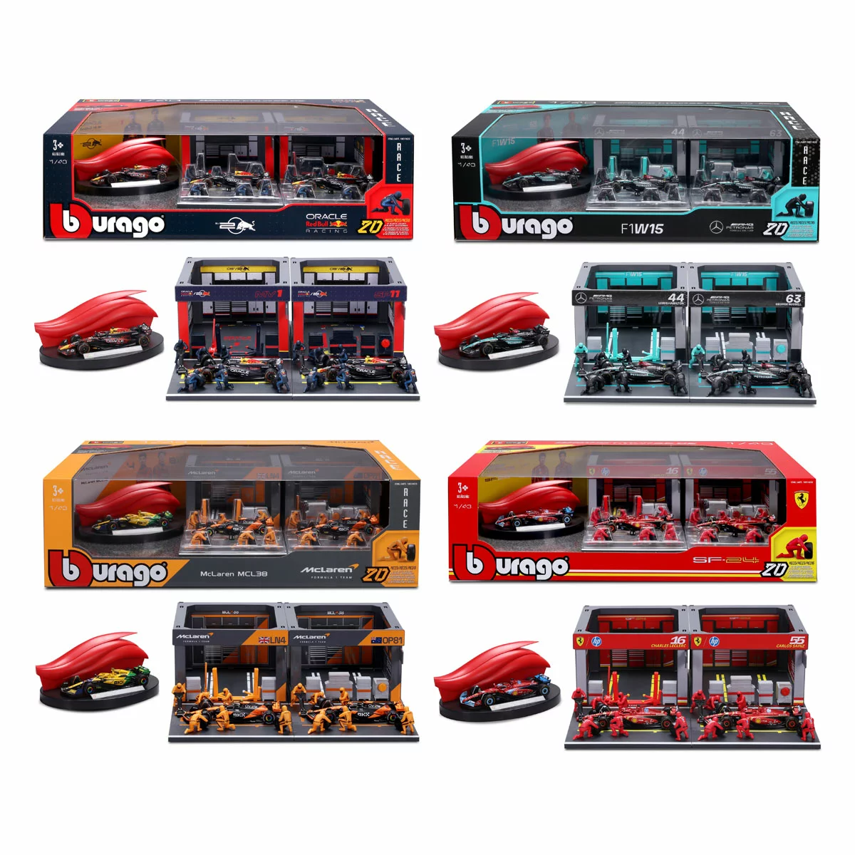 NSR 18-51433 1:43 Formula 1 Deluxe Paddock Set