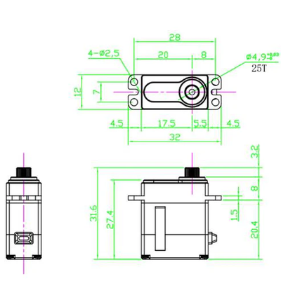 REEFS25 99 Micro Servo
